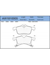 AYWIPARTS AW1810005 Колодки дисковые комплект