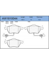 AYWIPARTS AW1810044 Колодки дисковые комплект