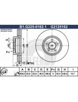 GALFER B1-G225-0162-1 Тормозной диск