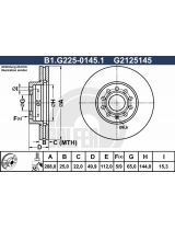 GALFER B1-G225-0145-1 Тормозной диск