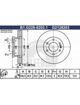 GALFER B1-G228-0203-1 Тормозной диск