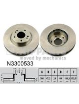 NIPPARTS N3300533 Тормозной диск