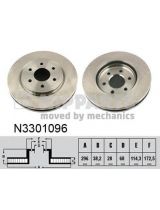 NIPPARTS N3301096 Тормозной диск