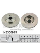 NIPPARTS N3300915 Тормозной диск