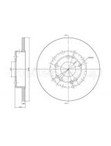 METELLI 23-0124C Тормозной диск
