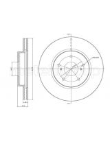 METELLI 23-0945C Тормозной диск