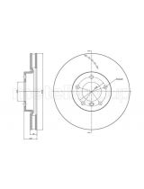 METELLI 23-1233C Тормозной диск