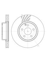 REMSA 6677.10 Тормозной диск