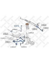 Stellox 56-00511-SX Тяга стабилизатора передняя правая