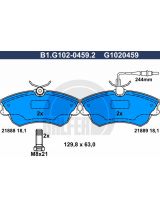 GALFER B1-G102-0459-2 Колодки дисковые 4 шт