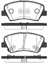 REMSA 1412.32 Колодки дисковые передние