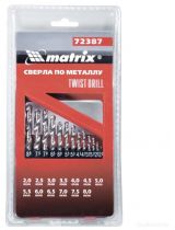 MATRIX 72387 Набор сверл 2-8 мм 13 шт
