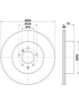 Textar 92175503 Тормозной диск с покрытием PRO
