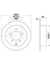 Textar 92227403 Тормозной диск с покрытием PRO