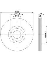 Textar 92180703 Тормозной диск с покрытием PRO