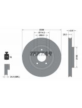 Textar 92167403 Тормозной диск с покрытием PRO