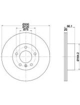 Textar 92133003 Тормозной диск с покрытием PRO
