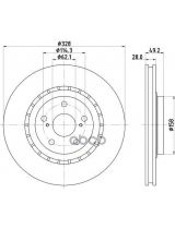 NISSHINBO ND1095K Тормозной диск с покрытием