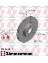 ZIMMERMANN 530.2457.20 Тормозной диск