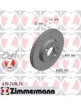 ZIMMERMANN 470.2416.20 Тормозной диск передний