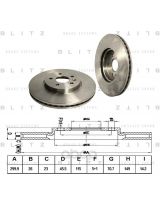 BLITZ BS0311 Тормозной диск