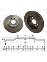 BLITZ BS0217 Тормозной диск