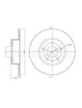 METELLI 23-0368C Тормозной диск