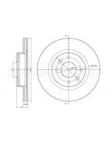 METELLI 23-0108 Тормозной диск