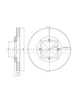METELLI 23-0360 Тормозной диск