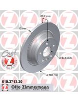 ZIMMERMANN 610.3713.20 Тормозной диск задний