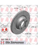 ZIMMERMANN 460.1586.20 Тормозной диск задний левый