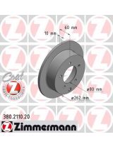 ZIMMERMANN 380.2110.20 Тормозной диск задний