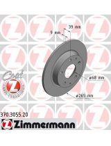 ZIMMERMANN 370.3055.20 Тормозной диск задний