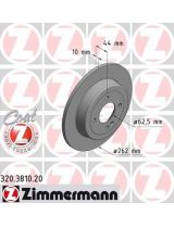 ZIMMERMANN 320.3810.20 Тормозной диск задний