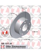 ZIMMERMANN 100.1217.20 Тормозной диск задний