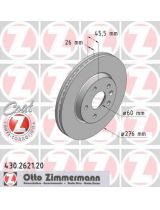 ZIMMERMANN 430.2621.20 Тормозной диск передний