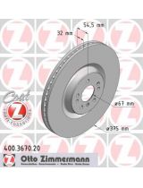 ZIMMERMANN 400.3670.20 Тормозной диск передний