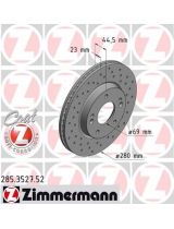 ZIMMERMANN 285.3527.52 Тормозной диск передний