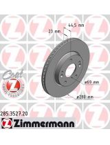 ZIMMERMANN 285.3527.20 Тормозной диск передний