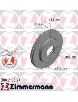 ZIMMERMANN 380.2166.20 Тормозной диск передний
