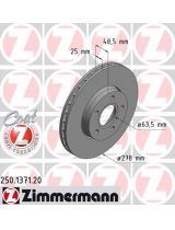 ZIMMERMANN 250.1371.20 Тормозной диск передний