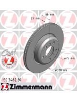 ZIMMERMANN 150.3482.20 Тормозной диск передний