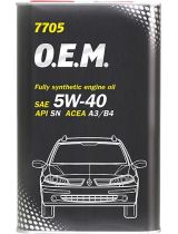 Моторное масло MANNOL MN7705-1ME 7705 OEM for Renault Nissan 5W-40 SN/CF METAL 1л