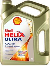 Моторное масло SHELL 550046387 Helix Ultra 5W-30 4л (Заменен на 550046268)