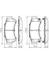 BOSCH 0 986 494 221 Колодки дисковые