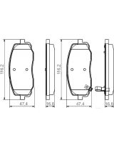 BOSCH 0 986 495 084 Колодки дисковые