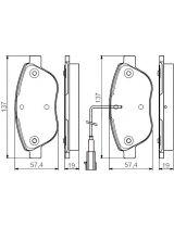 BOSCH 0 986 495 086 Колодки дисковые