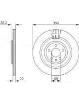 BOSCH 0 986 479 749 Тормозной диск