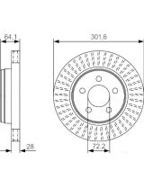 BOSCH 0 986 479 U04 Тормозной диск