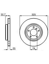 BOSCH 0 986 478 012 Тормозной диск